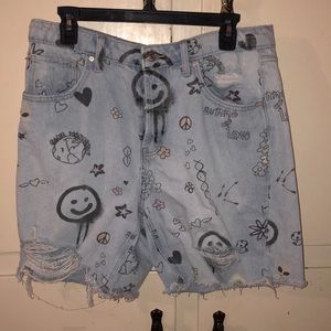 Wild Fable Size 12 Graphic Shorts